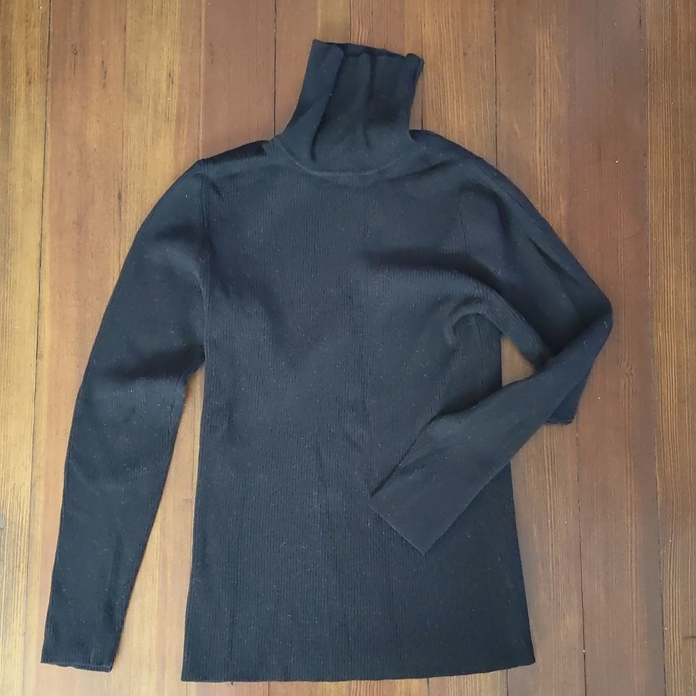 Coldwater Creek Ribbed Turtleneck Sweater